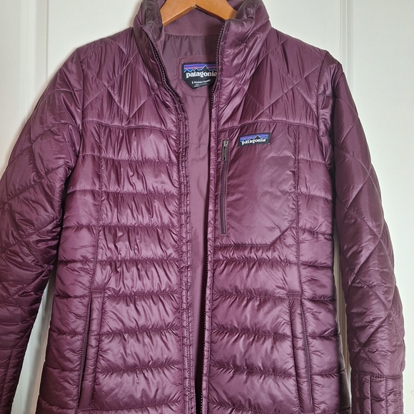 Patagonia Women's Radalie Parka Insulated Quilted Jacket Deep Mahogany Size S - Picture 2 of 8